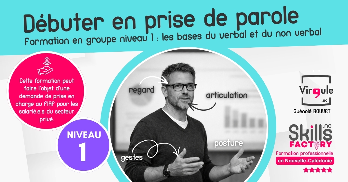 📢 La prise de parole en public niveau 1 – l’essentiel – intra