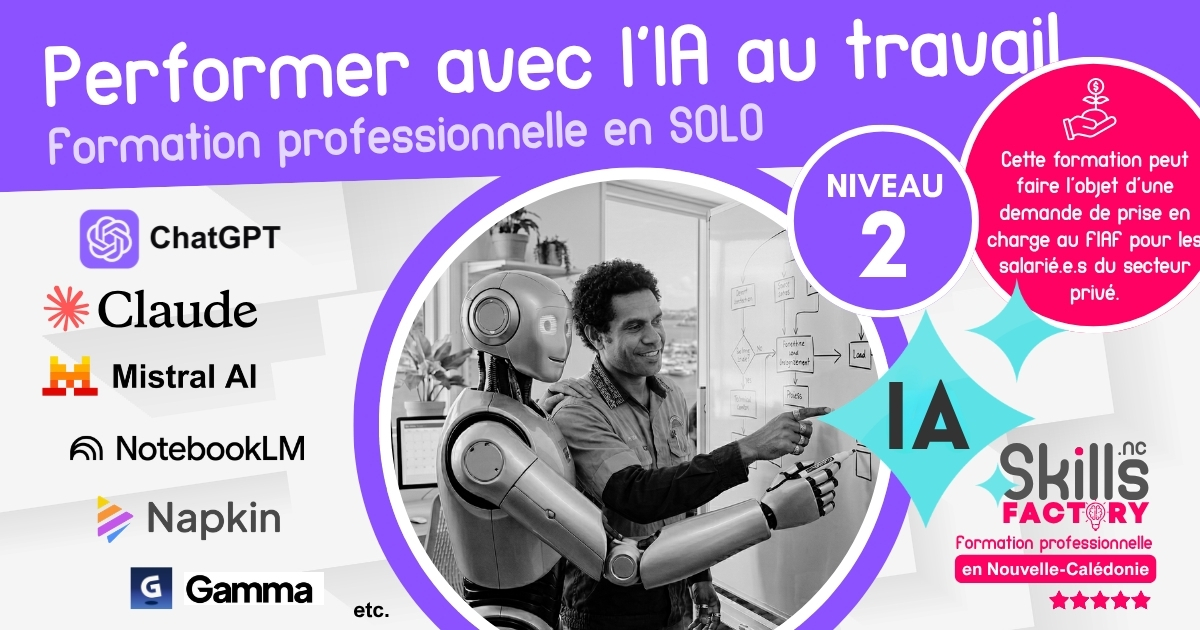 ✨ Performer avec l’Intelligence Artificielle au travail – niveau 2