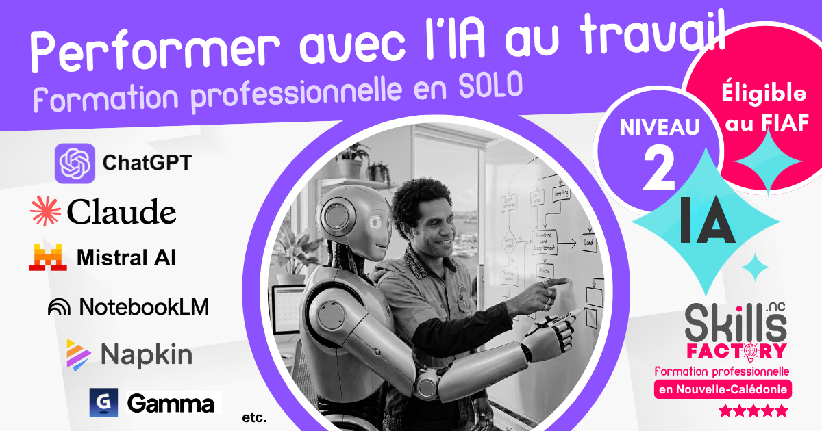 ✨ Performer avec l’Intelligence Artificielle au travail – niveau 2