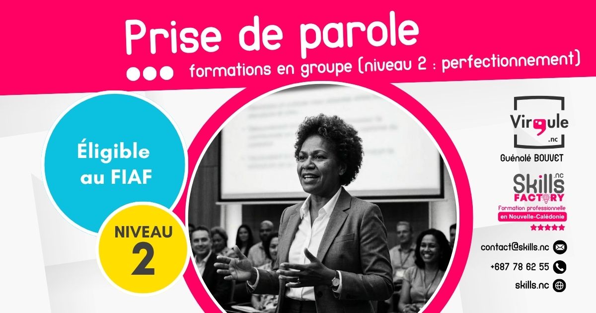 📢 La prise de parole en public niveau 2
