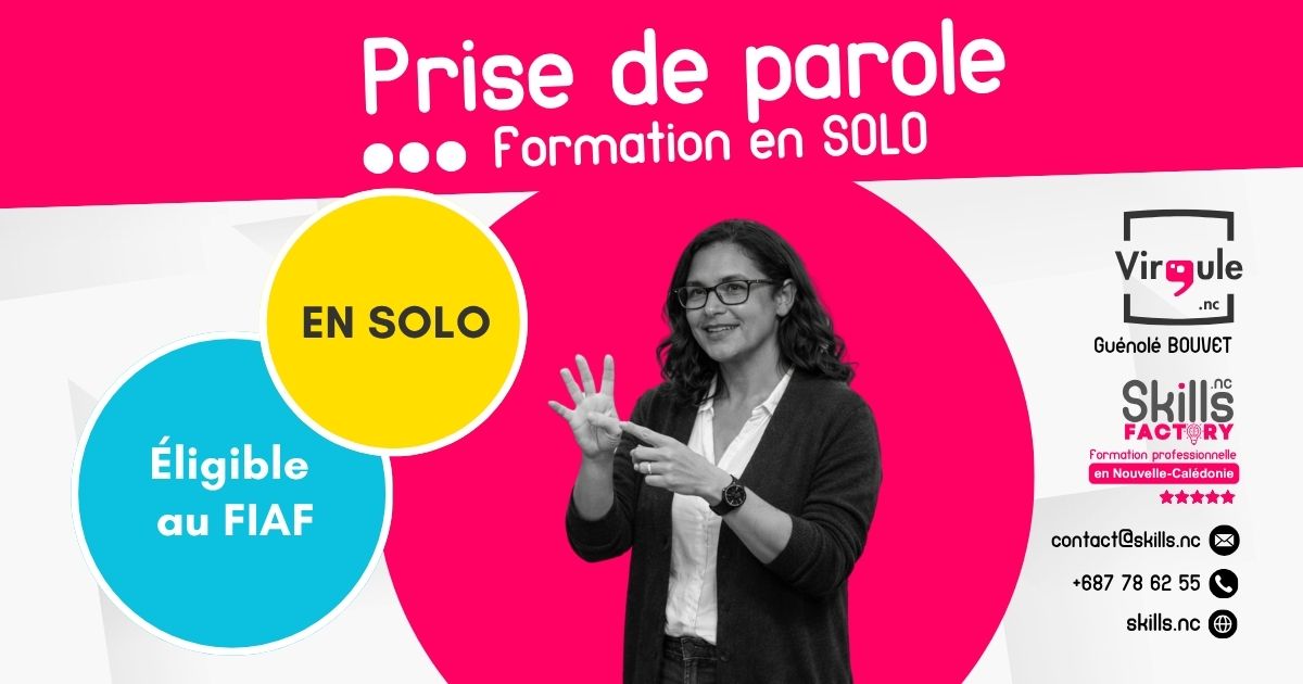 📢 La prise de parole en public – les bases en solo – intra