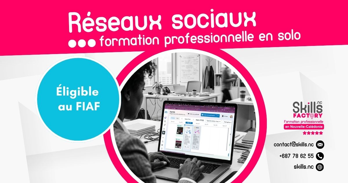 🛜 Organiser sa communication sur les réseaux sociaux (Facebook, Instagram, Tiktok, Linkedin)