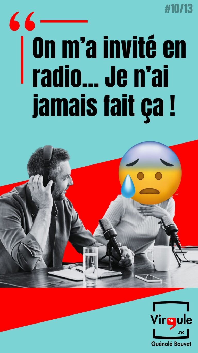 On m&rsquo;a invité en radio. Je n&rsquo;ai jamais fait ça !