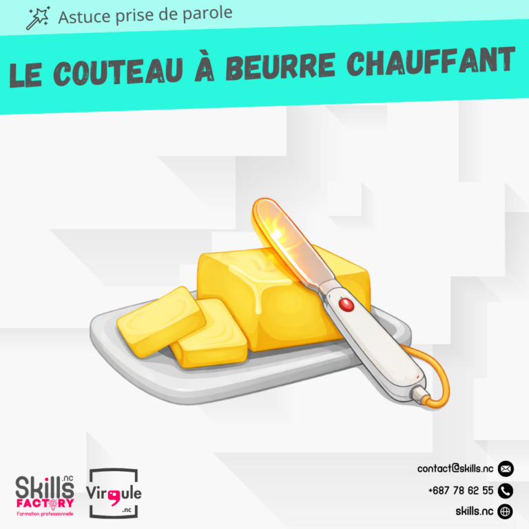 Le couteau à beurre chauffant