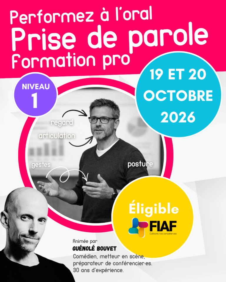 FORMATION PRISE DE PAROLE EN PUBLIC
