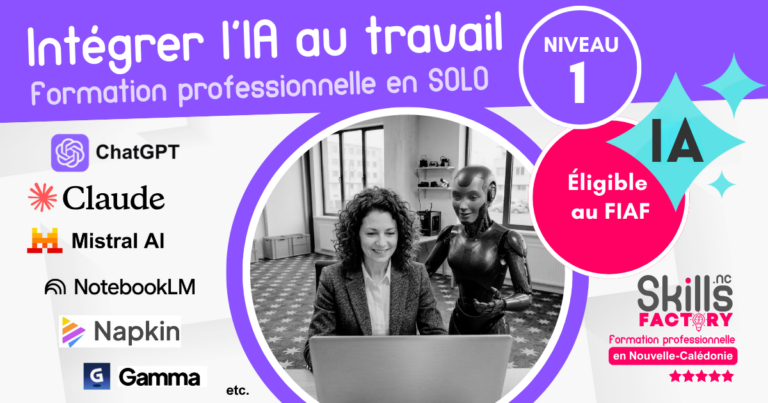 ✨ Démarrer avec l&rsquo;Intelligence Artificielle au travail – niveau 1