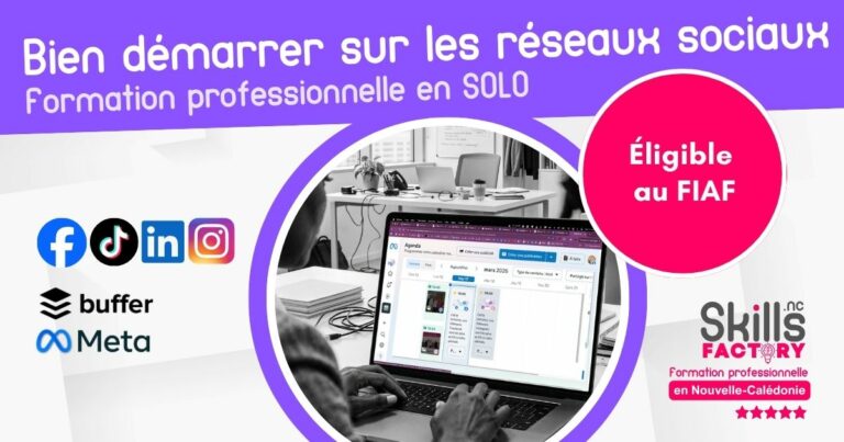 🛜 Organiser sa communication sur les réseaux sociaux (Facebook, Instagram, Tiktok, Linkedin)